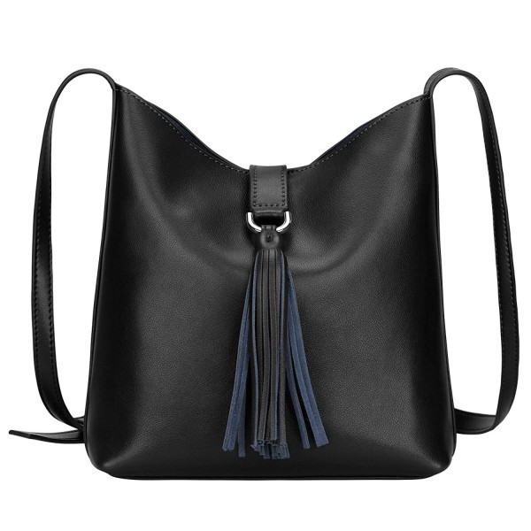 ON SALE - Women&#39;s Small Cowhide Leather Shoulder Bag Chic Cross-body Bag Tassel Ladies Purse ...