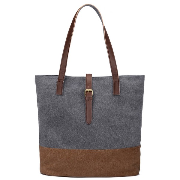 Women's Canvas Bag Lightweight Shoulder Bag Ladies Handbag Shopping ...