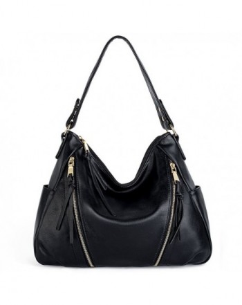 UTO Handbag Leather Double Shoulder