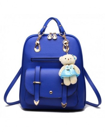 Backpack Leather Multi Way Cartoon Pendant