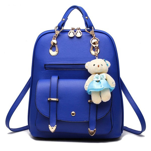 Backpack Leather Multi Way Cartoon Pendant