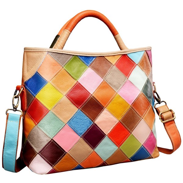 Womens Multi color Shoulder Handbag Colorful 2B4029