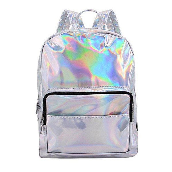 Orfila Hologram Backpack Leather Shoulder