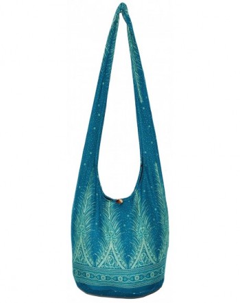 Peacock Bohemian Crossbody Shoulder CobaltGreen