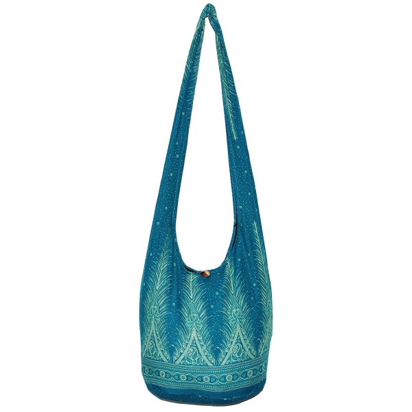 Peacock Bohemian Crossbody Shoulder CobaltGreen