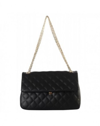 Diophy Leather Quilted Crossbody ZU 2690