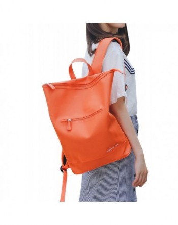 Fashion Leather Backpack Teenagers Daypack