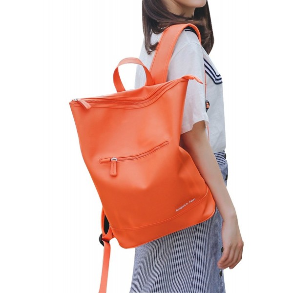 Fashion Leather Backpack Teenagers Daypack