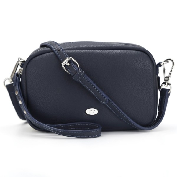 DAVIDJONES Crossbody Shoulder Wristlet PursesBLUE