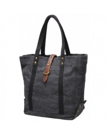 Canvas Shoulder Handbag 254 grey