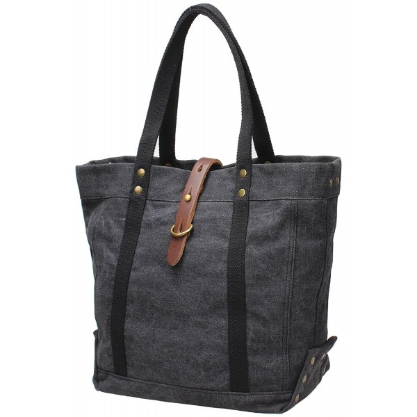 Canvas Shoulder Handbag 254 grey