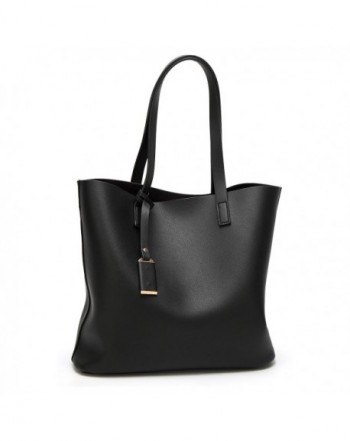 PU Leather Handbag Designer Pure Color Pures Large Capacity Shoulder ...