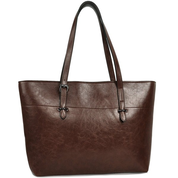 Leather Handbags Capacity Shoulder YAAMUU