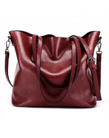 Dreubea Leather Handbag Crossbody Shoulder