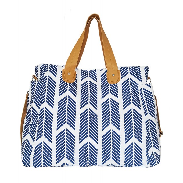 Blue Arrows Weekender Tote Bag