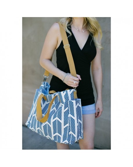 white elm diaper bag