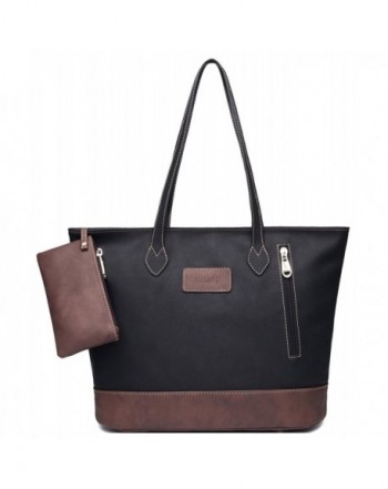 ilishop Leather Handbag Contrast Shoulder