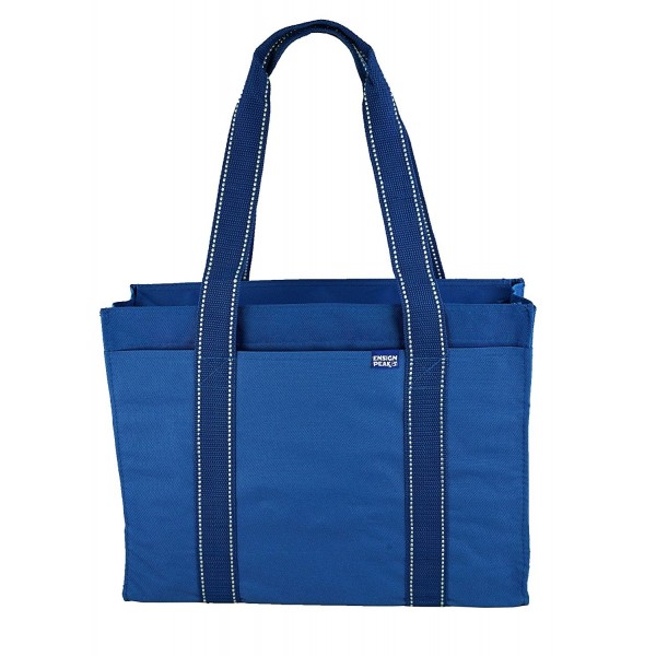 Poly Zipper Tote Bag Royal