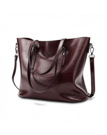 Leather Handbags ZZSY Capacity Shoulder