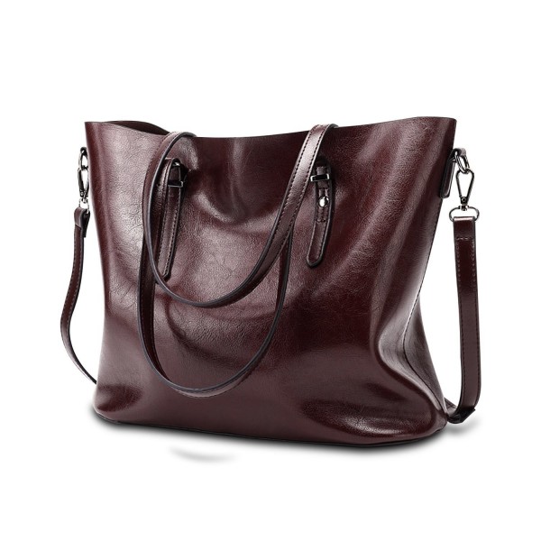 Leather Handbags ZZSY Capacity Shoulder
