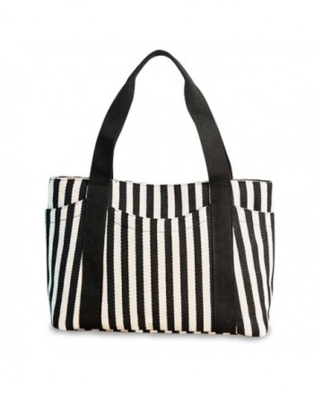 Fanmaous Handbag Satchel Striped Shoulder