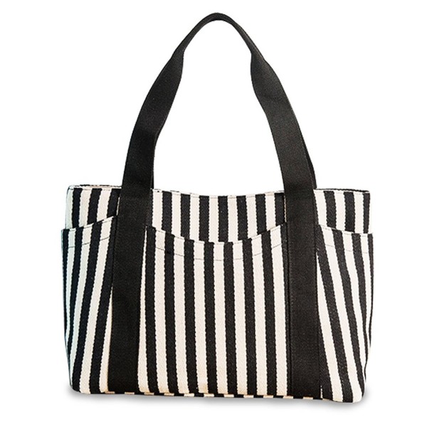 Fanmaous Handbag Satchel Striped Shoulder