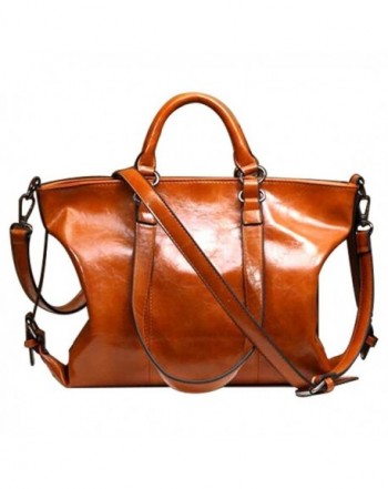 Handbag ISHOWDEAL Leather Business Shoulder