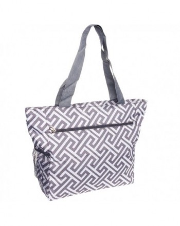 Womens Greek Beach Tote White