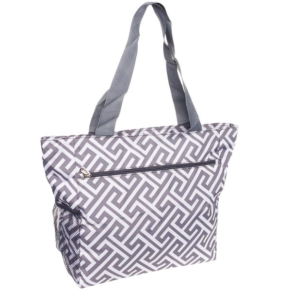 Womens Greek Beach Tote White