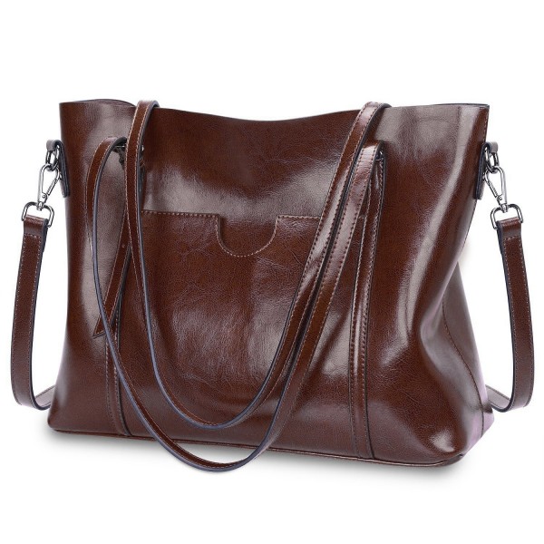 S ZONE Genuine Leather Shoulder Capacity