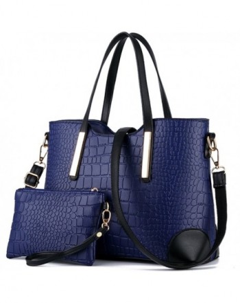 YNIQUE Satchel Handbags Crocodile Leather