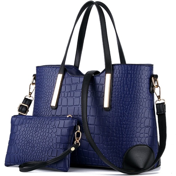 YNIQUE Satchel Handbags Crocodile Leather