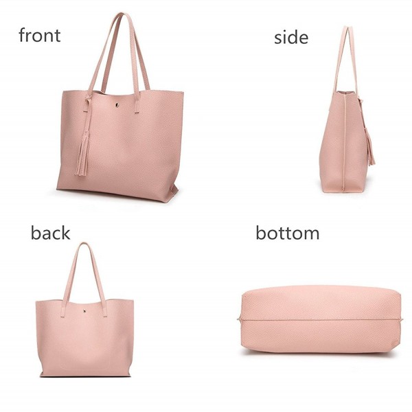 Promini Tassels Handbags Shoulder Messenger - Pink - CH185D7RD9N