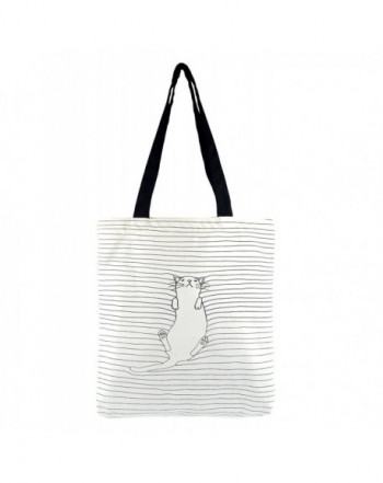 POPUCT Womens Cute Canvas Shopping