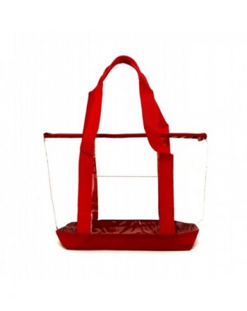 Clear Zipper Tote Bag Security