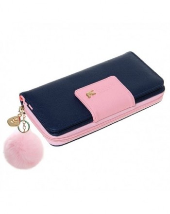 Wallet NEWANIMA Multi card Handbag Keychain Darkblue