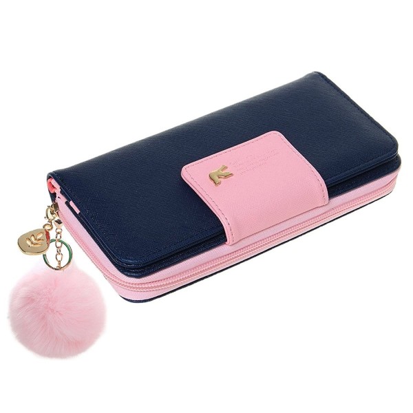 Wallet NEWANIMA Multi card Handbag Keychain Darkblue