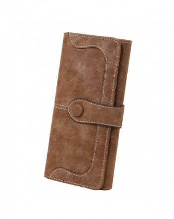 Womens Leather Holder Bifold Checkbook