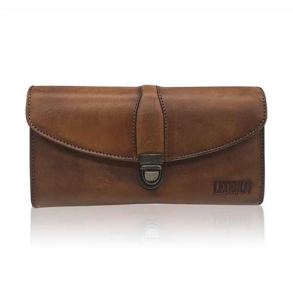 Capacity Handmade Genuine Leather 923Brown