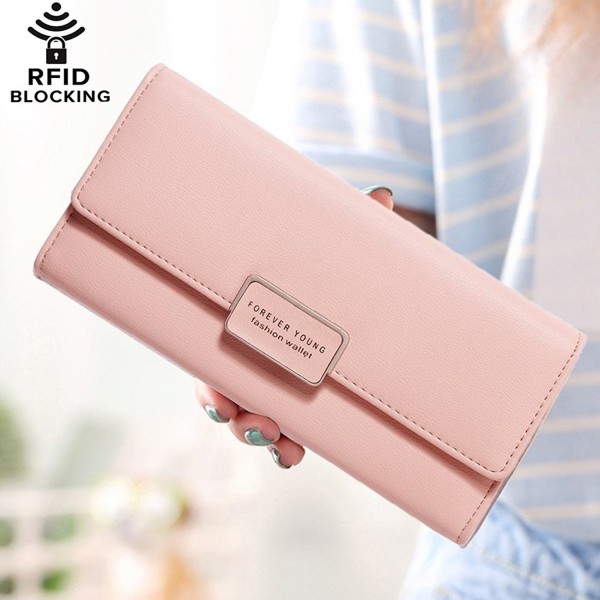 Womens Wallet Blocking Bifold Leather