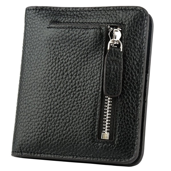 GDTK Blocking Compact Bi fold Leather