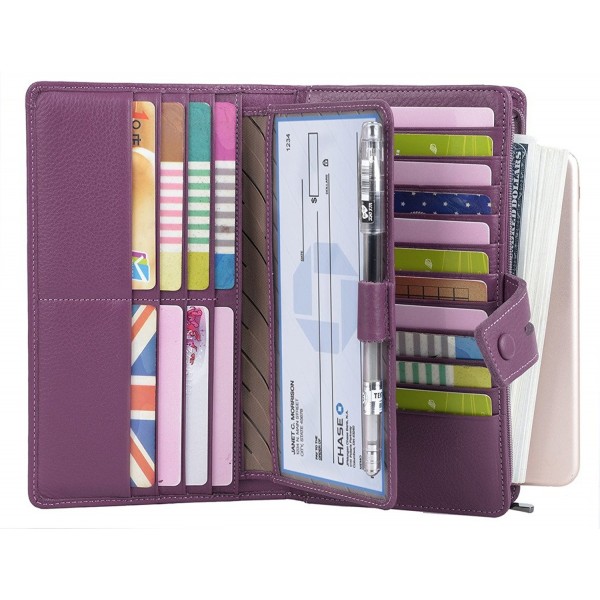 YALUXE Blocking Capacity Removable Checkbook YALUXE Blocking Capacity Removable Checkbook