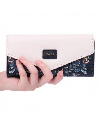 Jastore Womens Envelope Leather Wallet