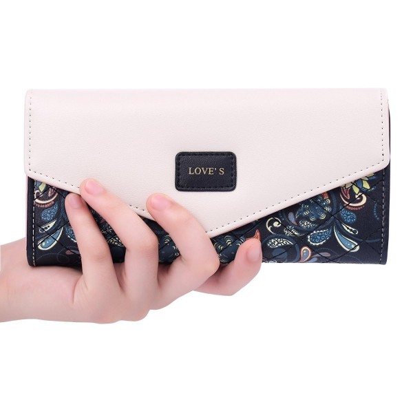 Jastore Womens Envelope Leather Wallet