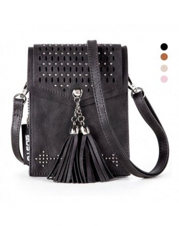 Crossbody seOSTO Tassel Wallet Black