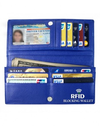 RFID Blocking Wallet Genuine Leather