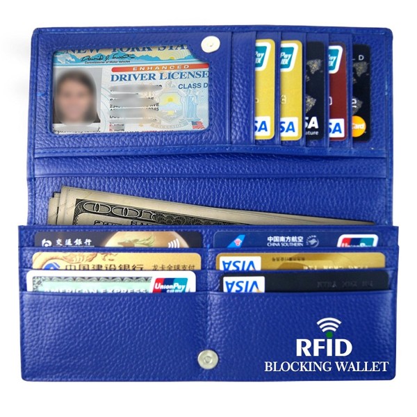 RFID Blocking Wallet Genuine Leather