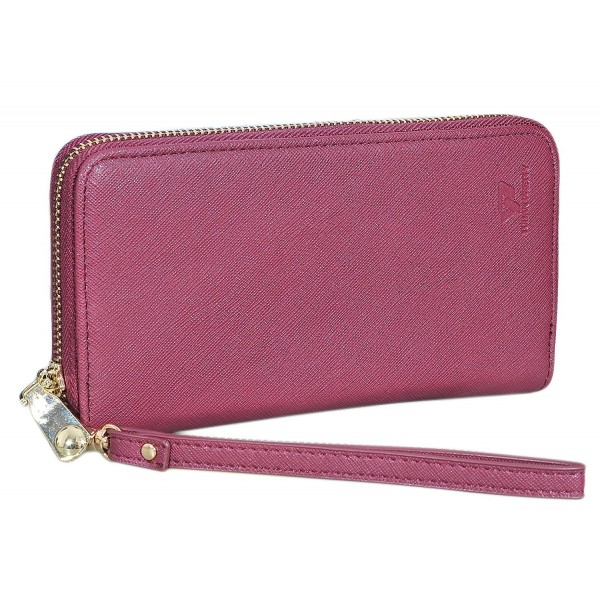 Womens Leather Wallet Clutch Wallets