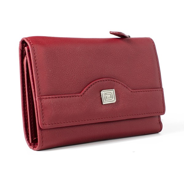 Ladies Compact Leather Trifold Protection