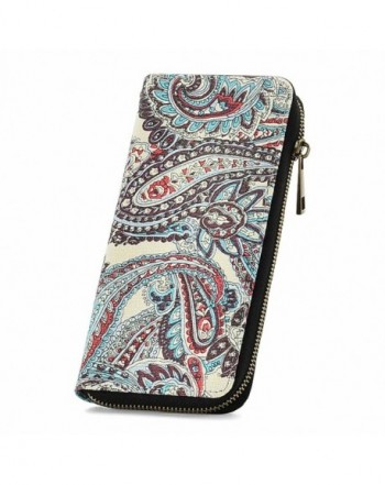 RUNWINDY Womens Canvas Wristlet Handbag